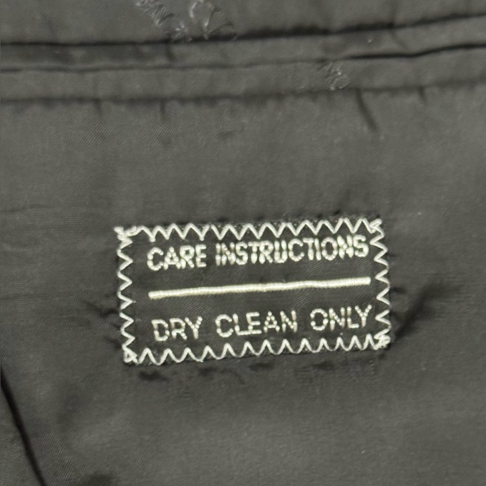 NEW VALENTINO Italy Black 2 Button 100% wool dinner tuxedo jacket Size 42 $4850 - Picture 11 of 12